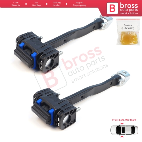 2 Pieces Front Door Stop Check Assy Limiter Strap for Ford Transit Tourneo Custom MK2 NXN V710 2023-On 2685526