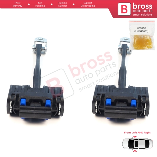 2 Pieces Front Door Stop Check Assy Limiter Strap for Ford Transit Tourneo Custom MK2 NXN V710 2023-On 2685526