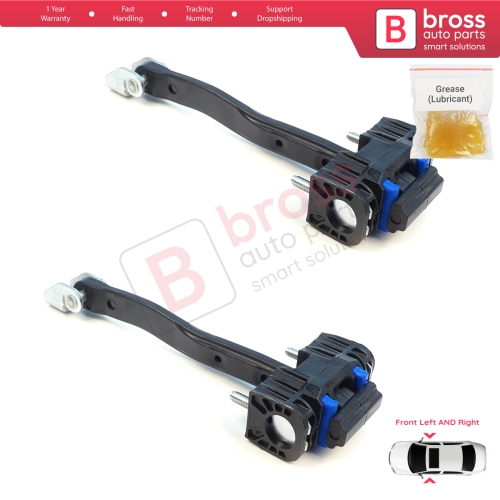 2 Pieces Front Door Stop Check Assy Limiter Strap for Ford Transit Tourneo Custom MK2 NXN V710 2023-On 2685526