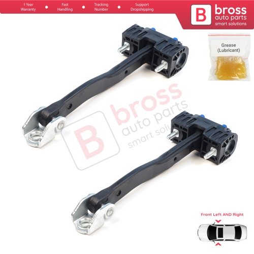 2 Pieces Front Door Stop Check Assy Limiter Strap for Ford Transit Tourneo Custom MK2 NXN V710 2023-On 2685526