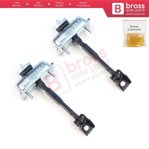 2 Pieces Rear Cab Door Stop Check Assy Limiter Strap for Ford Transit MK4 V363 2013-On Double Cab 1871653