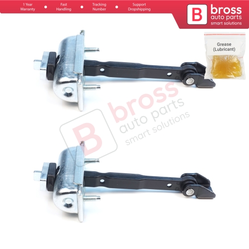 2 Pieces Rear Cab Door Stop Check Assy Limiter Strap for Ford Transit MK4 V363 2013-On Double Cab 1871653