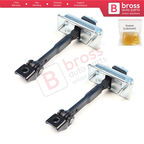 2 Pieces Rear Cab Door Stop Check Assy Limiter Strap for Ford Transit MK4 V363 2013-On Double Cab 1871653