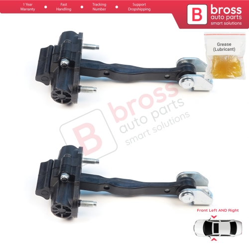 2 Pieces Front Door Stop Check Assy Limiter Strap for Ford Ranger MK3 TKE P375 PX 2N 2G 2P 2011-2023 Europe Everest UA MK2 5289876