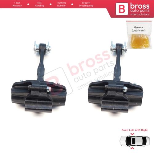 2 Pieces Front Door Stop Check Assy Limiter Strap for Ford Ranger MK3 TKE P375 PX 2N 2G 2P 2011-2023 Europe Everest UA MK2 5289876
