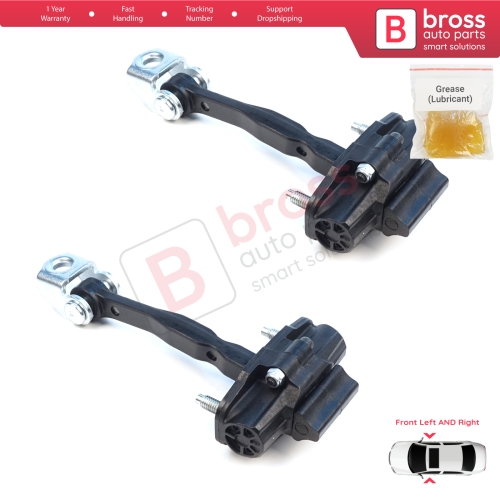 2 Pieces Front Door Stop Check Assy Limiter Strap for Ford Ranger MK3 TKE P375 PX 2N 2G 2P 2011-2023 Europe Everest UA MK2 5289876