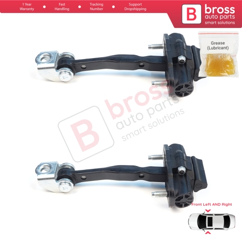 2 Pieces Front Door Stop Check Assy Limiter Strap for Ford Ranger MK3 TKE P375 PX 2N 2G 2P 2011-2023 Europe Everest UA MK2 5289876
