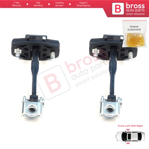 2 Pieces Front Door Stop Check Assy Limiter Strap for Ford Ranger MK3 TKE P375 PX 2N 2G 2P 2011-2023 Europe Everest UA MK2 5289876