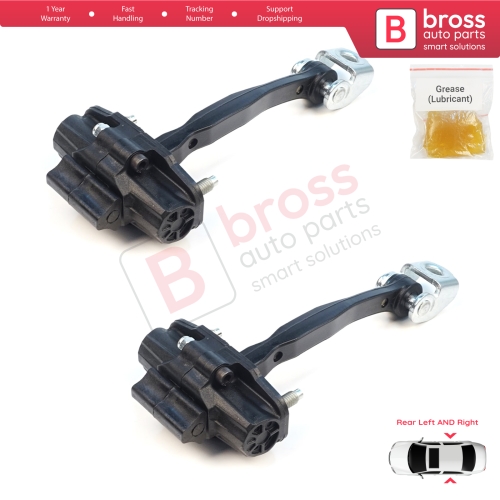 2 Pieces Rear Door Stop Check Assy Limiter Strap for Ford Ranger MK3 TKE P375 PX 2N 2G 2P 2011-2023 Europe Everest UA MK2 5339618