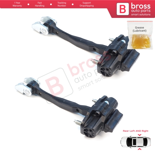 2 Pieces Rear Door Stop Check Assy Limiter Strap for Ford Ranger MK3 TKE P375 PX 2N 2G 2P 2011-2023 Europe Everest UA MK2 5339618