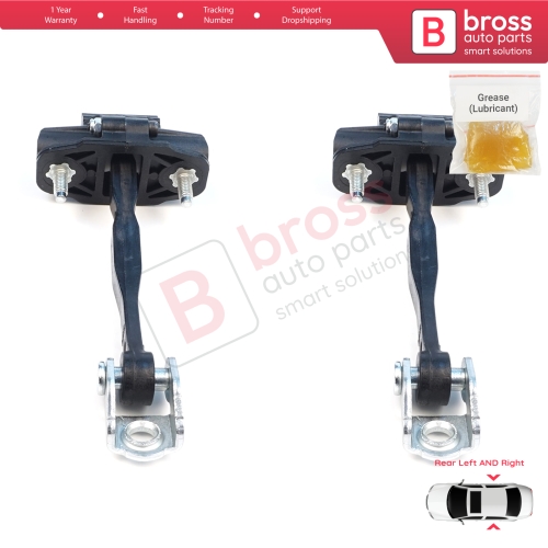 2 Pieces Rear Door Stop Check Assy Limiter Strap for Ford Ranger MK3 TKE P375 PX 2N 2G 2P 2011-2023 Europe Everest UA MK2 5339618