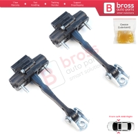 2 Pieces Front Door Stop Check Assy Limiter Strap for Ford Ranger MK4 P703 RA 2022-On KB3B2123552AB