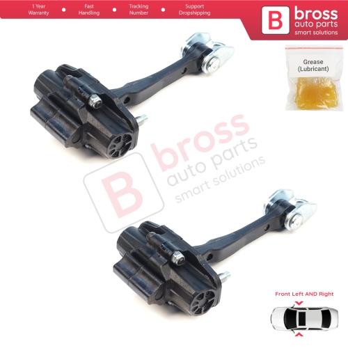 2 Pieces Front Door Stop Check Assy Limiter Strap for Ford Ranger MK4 P703 RA 2022-On KB3B2123552AB