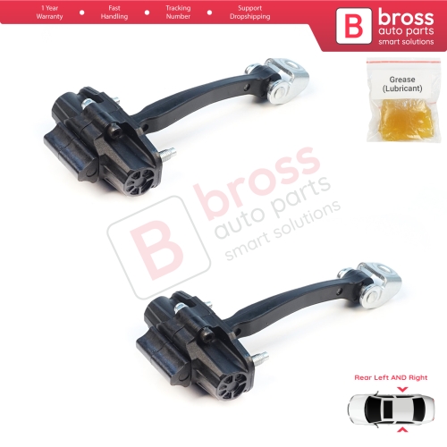 2 Pieces Rear Door Stop Check Assy Limiter Strap for Ford Ranger MK4 P703 RA 2022-On KB3B2627200BA