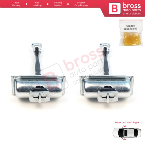 2 Pieces Front Door Stop Check Assy Limiter Strap for Ford Edge MK2 CD539 Endura 2015-2024 FT4BR23552AB