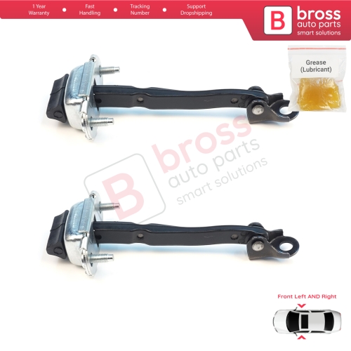 2 Pieces Front Door Stop Check Assy Limiter Strap for Dacia Renault Duster MK3 P1310 PYM PYN 2023-On 804304225R