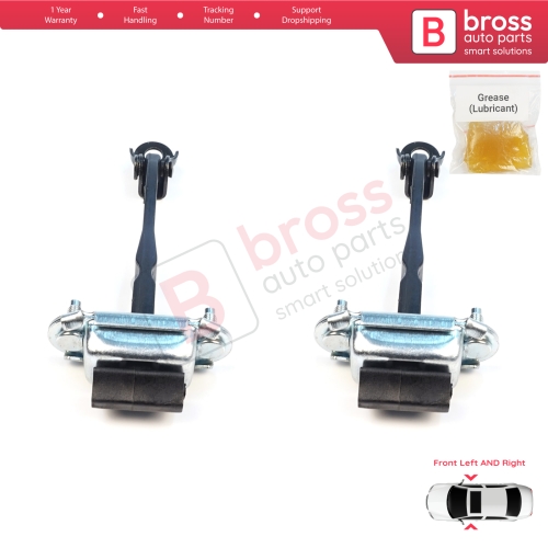 2 Pieces Front Door Stop Check Assy Limiter Strap for Dacia Renault Duster MK3 P1310 PYM PYN 2023-On 804304225R