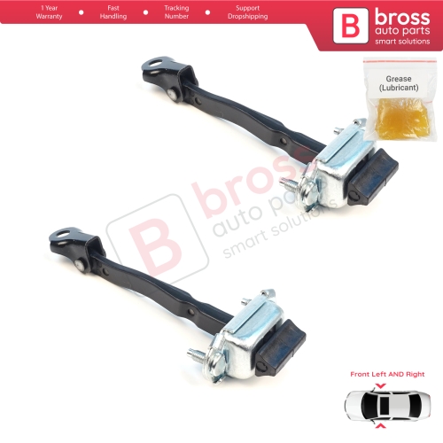 2 Pieces Front Door Stop Check Assy Limiter Strap for Dacia Renault Duster MK3 P1310 PYM PYN 2023-On 804304225R