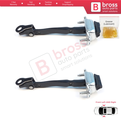 2 Pieces Front Door Stop Check Assy Limiter Strap for Dacia Renault Duster MK3 P1310 PYM PYN 2023-On 804304225R