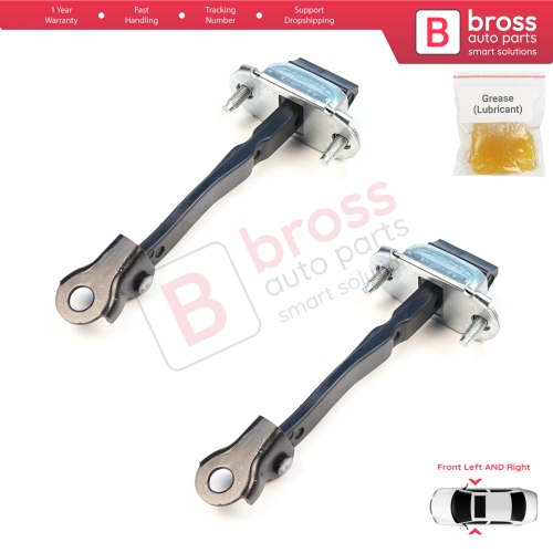 2 Pieces Front Door Stop Check Assy Limiter Strap for Dacia Renault Duster MK3 P1310 PYM PYN 2023-On 804304225R