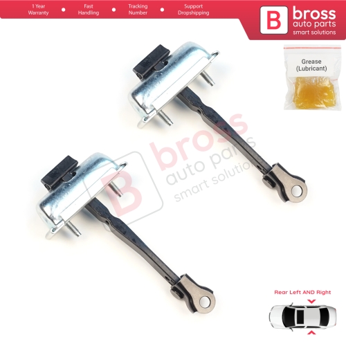 2 Pieces Rear Door Stop Check Assy Limiter Strap for Dacia Renault Duster MK3 P1310 PYM PYN 2023-On 824302052R