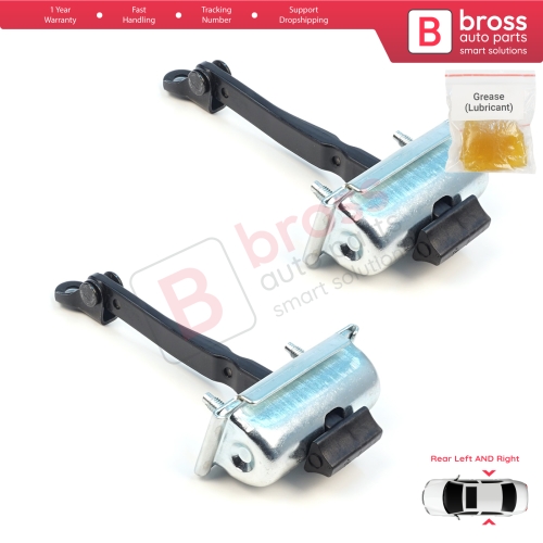 2 Pieces Rear Door Stop Check Assy Limiter Strap for Dacia Renault Duster MK3 P1310 PYM PYN 2023-On 824302052R