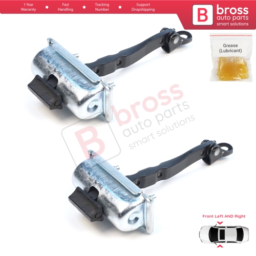 2 Pieces Front Door Stop Check Assy Limiter Strap for Renault 5 E-Tech Alpine A290 2024-On 804305524R