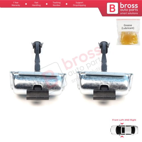 2 Pieces Front Door Stop Check Assy Limiter Strap for Renault 5 E-Tech Alpine A290 2024-On 804305524R