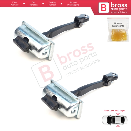 2 Pieces Rear Door Stop Check Assy Limiter Strap for Renault 5 E-Tech Alpine A290 2024-On 824308906R