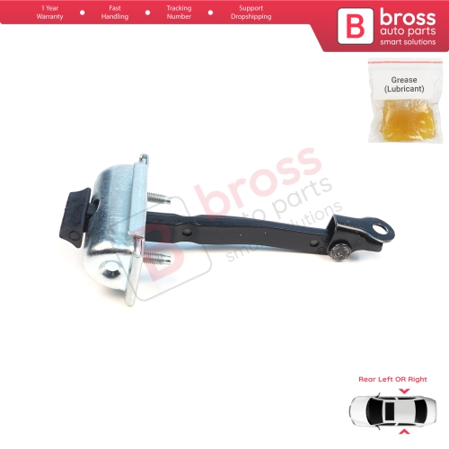 Rear Door Stop Check Assy Limiter Strap for Renault 5 E-Tech Alpine A290 2024-On 824308906R