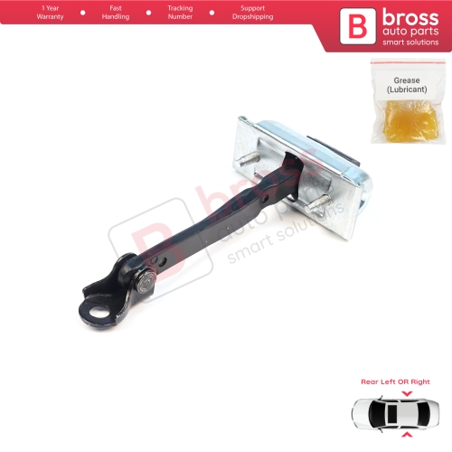 Rear Door Stop Check Assy Limiter Strap for Renault 5 E-Tech Alpine A290 2024-On 824308906R
