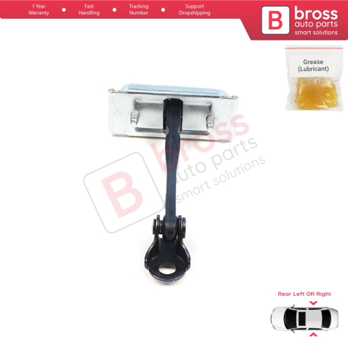 Rear Door Stop Check Assy Limiter Strap for Renault 5 E-Tech Alpine A290 2024-On 824308906R