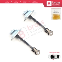 2 Pieces Front Door Stop Check Assy Limiter Strap for Nissan Qashqai MK1 J10 Dualis 2006-2014 80430JD000