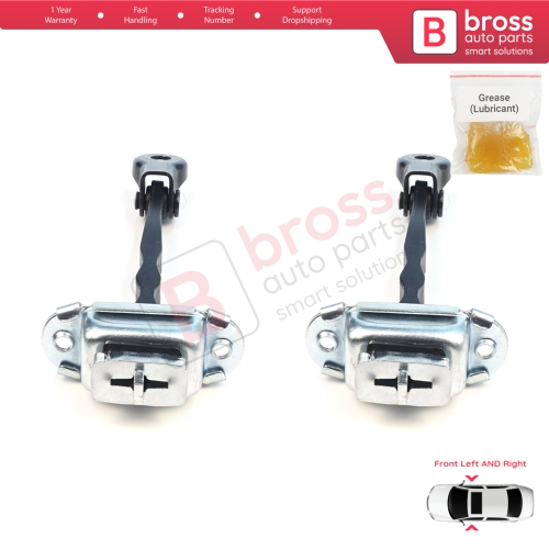 2 Pieces Front Door Stop Check Assy Limiter Strap for Nissan Qashqai MK1 J10 Dualis 2006-2014 80430JD000