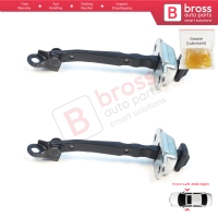 2 Pieces Front Door Stop Check Assy Limiter Strap for Nissan Micra MK5 K14 2016-2023 80430-5FA0A
