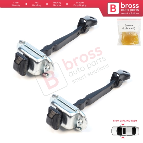 2 Pieces Front Door Stop Check Assy Limiter Strap for Nissan Micra MK5 K14 2016-2023 80430-5FA0A