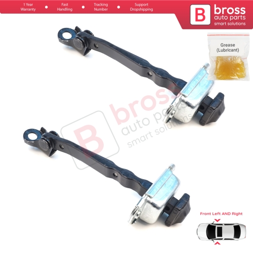 2 Pieces Front Door Stop Check Assy Limiter Strap for Nissan Micra MK5 K14 2016-2023 80430-5FA0A