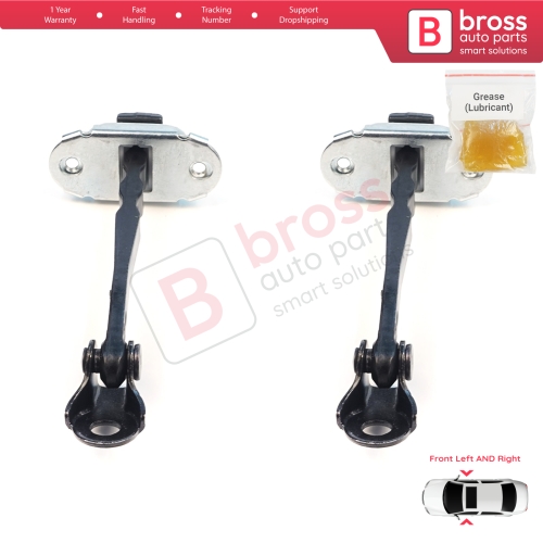 2 Pieces Front Door Stop Check Assy Limiter Strap for Nissan Micra MK5 K14 2016-2023 80430-5FA0A