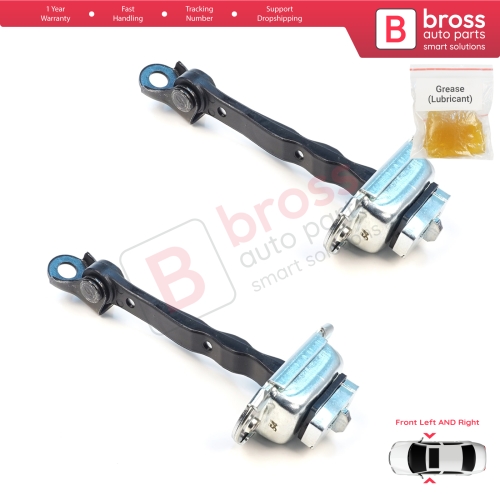 2 Pieces Front Door Stop Check Assy Limiter Strap for Nissan Micra MK4 K13 K13K K13KK 2011-2022 804301HB0A