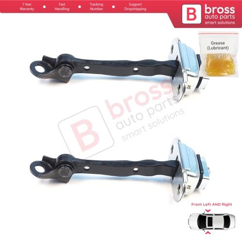 2 Pieces Front Door Stop Check Assy Limiter Strap for Nissan Micra MK4 K13 K13K K13KK 2011-2022 804301HB0A
