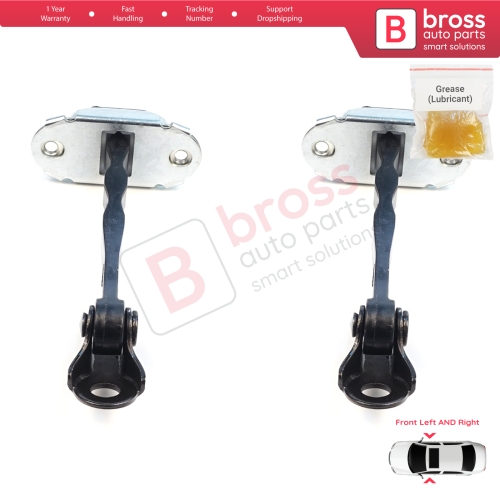 2 Pieces Front Door Stop Check Assy Limiter Strap for Nissan Micra MK4 K13 K13K K13KK 2011-2022 804301HB0A