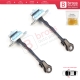 2 Pieces Front Door Stop Check Assy Limiter Strap for Nissan Micra MK4 K13 K13K K13KK 2011-2022 804301HB0A