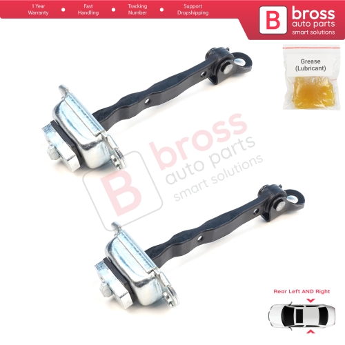 2 Pieces Rear Door Stop Check Assy Limiter Strap for Nissan Micra MK4 K13 K13K K13KK 2011-2022 824301HB0A