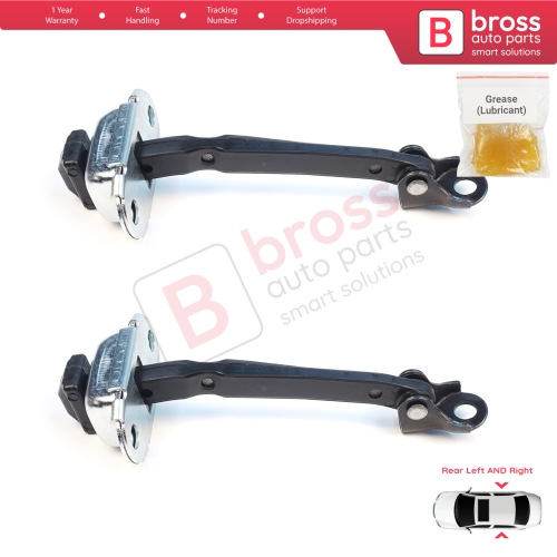 2 Pieces Rear Door Stop Check Assy Limiter Strap for Nissan Juke MK2 F16 2019-On 824306PA0A
