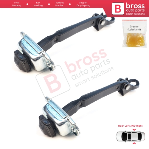 2 Pieces Rear Door Stop Check Assy Limiter Strap for Nissan Juke MK2 F16 2019-On 824306PA0A
