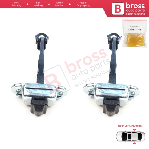 2 Pieces Rear Door Stop Check Assy Limiter Strap for Nissan Juke MK2 F16 2019-On 824306PA0A
