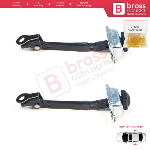 2 Pieces Rear Door Stop Check Assy Limiter Strap for Nissan Juke MK2 F16 2019-On 824306PA0A