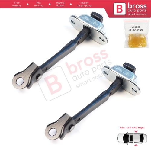 2 Pieces Rear Door Stop Check Assy Limiter Strap for Nissan Juke MK2 F16 2019-On 824306PA0A