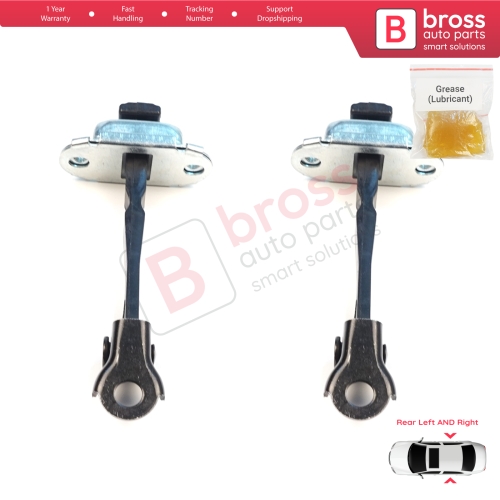 2 Pieces Rear Door Stop Check Assy Limiter Strap for Nissan Juke MK2 F16 2019-On 824306PA0A