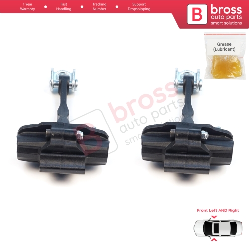 2 Pieces Front Door Stop Check Assy Limiter Strap for Volvo V40 525 Cross Country 526 2012–2019 31299810